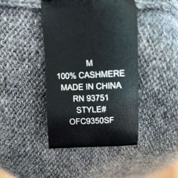 New Lusso Colorblock Cashmere Sweater Dress - Picture 5 of 5